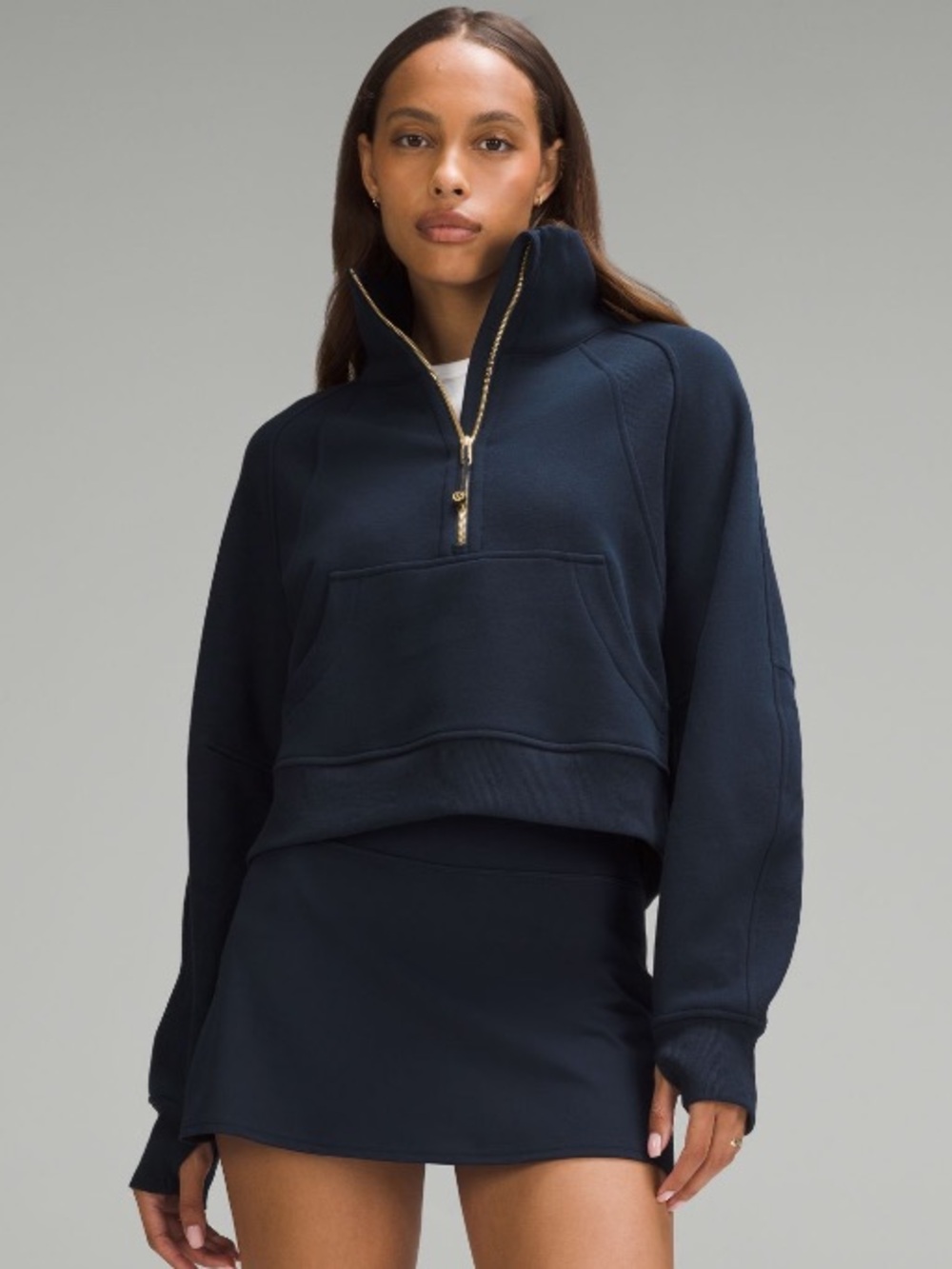 Lululemon Scuba Oversized Funnel-Neck Half Zip XS/S